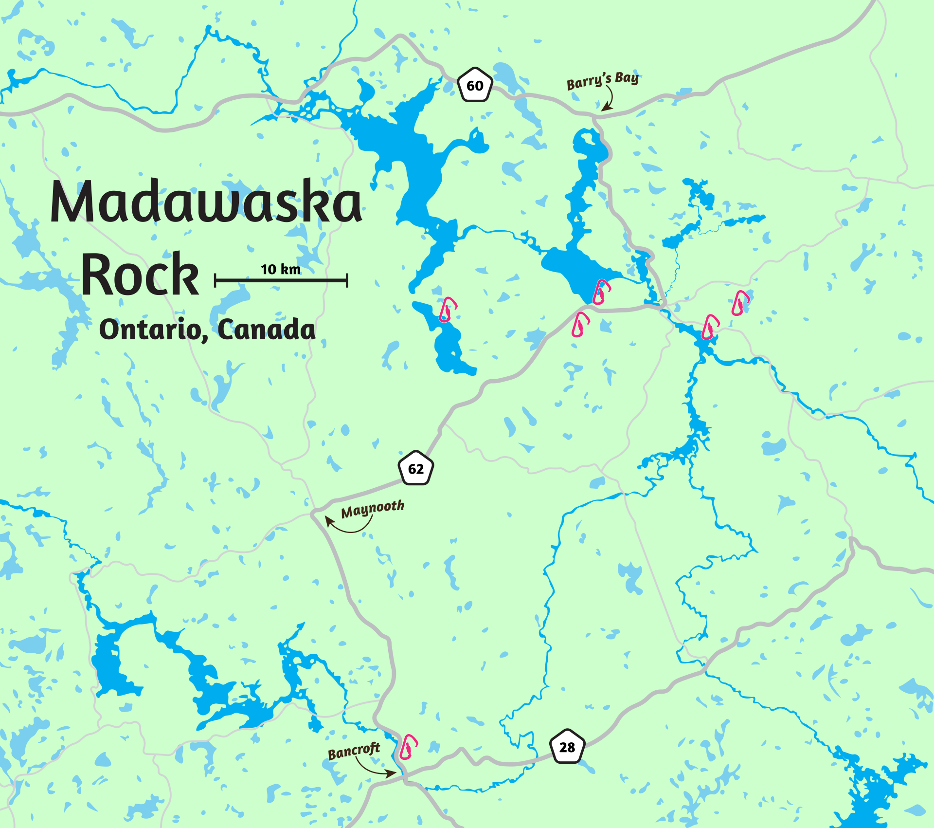 Map of Madawaska Area
